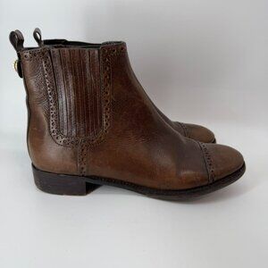 Tory Burch Brown Ankle Boots